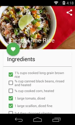 Vegan Recipes android App screenshot 7